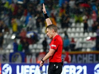 
	România, arbitrată de un &#39;central&#39; de 30 de ani în meciul cu Kosovo! A arbitrat-o și pe CFR Cluj în preliminariile UCL
