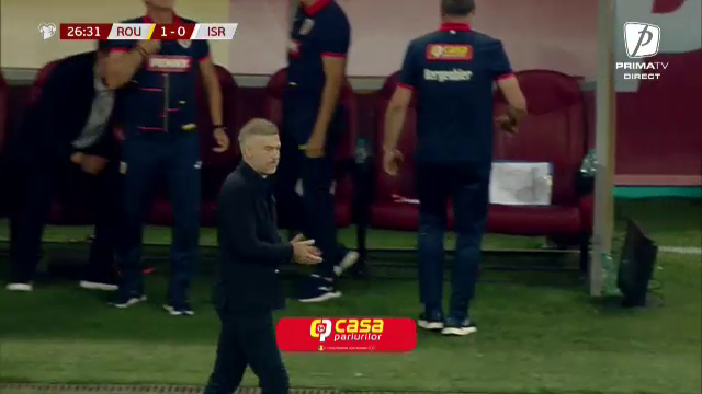 Gestul lui Edi Iordănescu, după golul lui Alibec din România - Israel_6