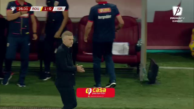 Gestul lui Edi Iordănescu, după golul lui Alibec din România - Israel_8