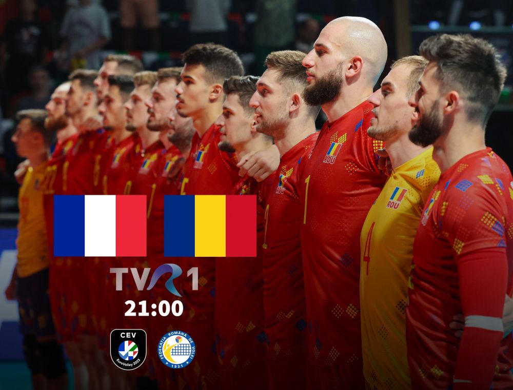 România - Franța 0-3 (22-25, 14-25, 25-27) Bravo, băieți! Tricolorii lui Sergiu Stancu au ratat calificarea în semifinalele Europeanului de volei, dar rămân cu o performanță uriașă_4