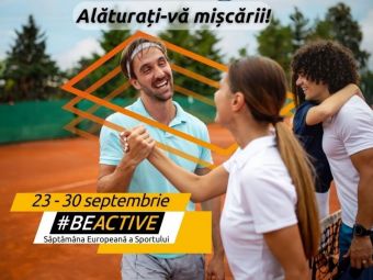 
	România Be Active - Agenția Națională pentru Sport anunță lansarea ediției 2023 a&nbsp; Săptămânii Europene a Sportului
