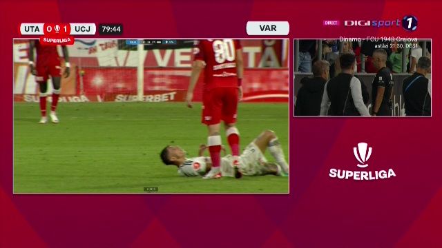 Gest stupid al lui Cîmpanu la debutul pentru U Cluj: și-a scuipat adversarul chiar înainte de schimbare_4