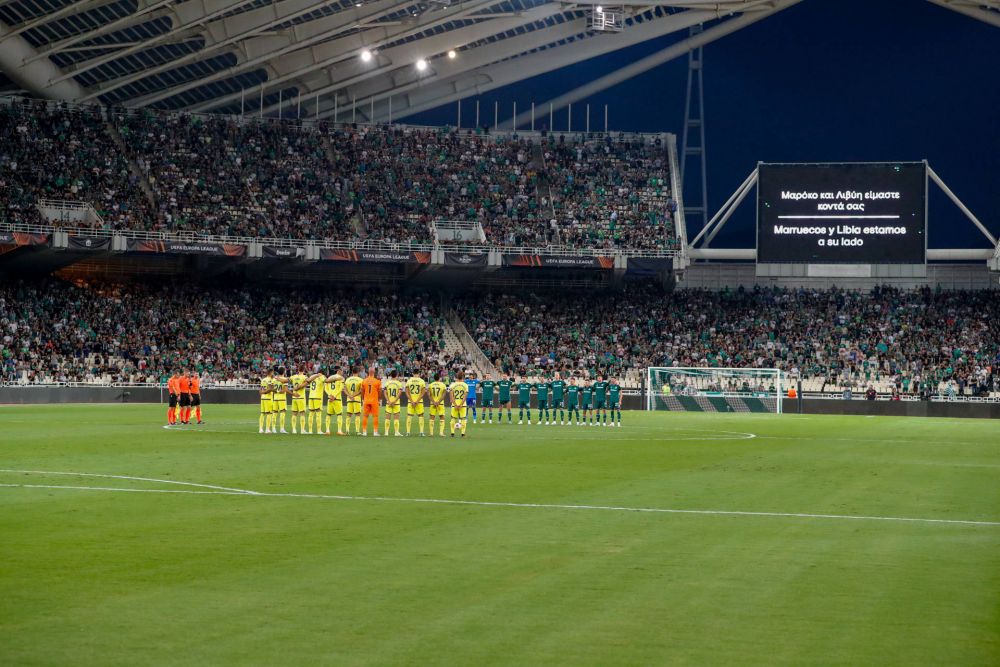 Asta înseamnă Grecia! Fanii au făcut show pe stadion în Panathinaikos - Villareal 2-0, meci transmis de VOYO_9