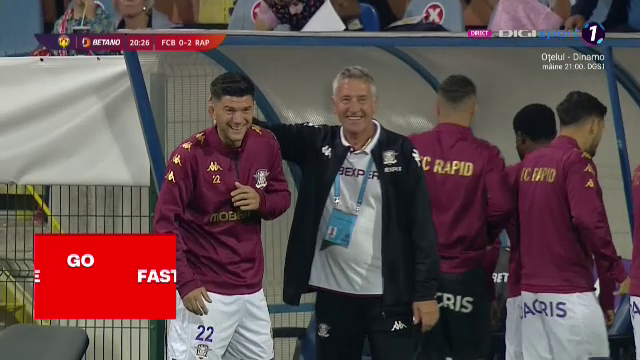 Gol de generic înscris în FC Botoșani - Rapid București! Săpunaru și Bergodi, reacție fabuloasă de pe bancă_35