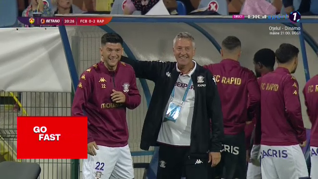 Gol de generic înscris în FC Botoșani - Rapid București! Săpunaru și Bergodi, reacție fabuloasă de pe bancă_36