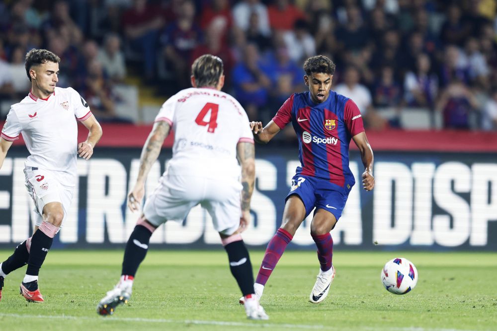 Bietul Sergio Ramos! Păcălit de Lamine Yamal, a dat autogolul decisiv în derby-ul Barcelona - Sevilla_1