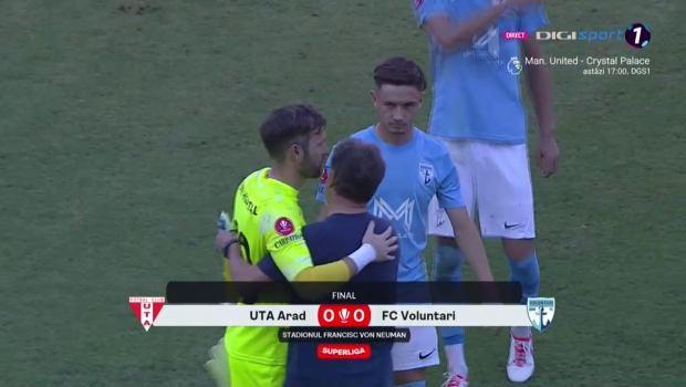 
	Final de meci: UTA Arad - FC Voluntari 0-0 | A fost primul meci fără gol marcat de Voluntari, și primul 0-0 al arădenilor
