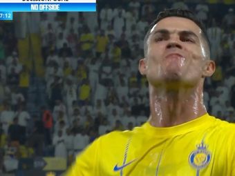 
	&quot;Calma, calma!&quot;. Cristiano Ronaldo a spart gheața în Liga Campionilor Asiei și a ajuns la 11 goluri marcate
