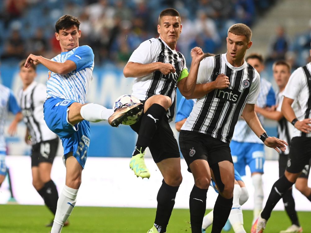 CS U Craiova U19 x Partizan Beograd U19 04/10/2023 na UEFA Youth Liga  2023/24, Futebol