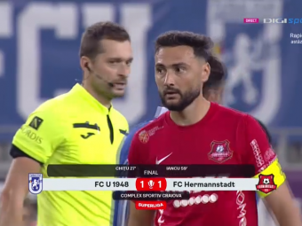 
	FCU Craiova - FC Hermannstadt 1-1 | Craiova rămâne în zona play-out-ului după remiza de pe arena &rdquo;Ion Oblemenco&rdquo;

