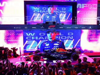 
	Max Verstappen, campion mondial pentru a treia oară consecutiv! A câștigat titlul la Marele Premiu de Formula 1 din Qatar, cursa sprint, deși nu a terminat pe primul loc&nbsp;
