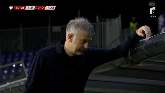 Imaginile neputinței! Cum a fost surprins Edi Iordănescu, cu zece minute înainte de finalul partidei cu Belarus_1