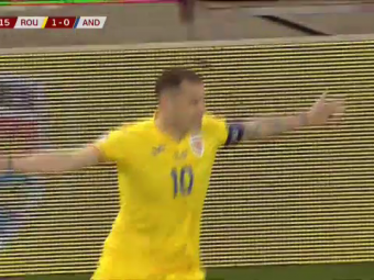 
	Ca David Beckham în vremurile bune! Nicolae Stanciu a înscris un gol senzațional din lovitură liberă în România - Andorra
