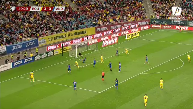 Florinel Coman a rupt plasa în România - Andorra și a înscris primul său gol la națională_8