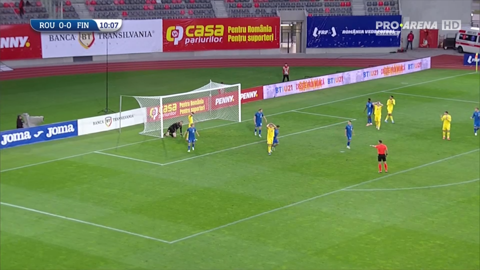 România U21 - Finlanda U21 1-0 | Matei Ilie aduce victoria în al șaptelea minut de prelungire. Meciul a fost live pe Pro Arena și VOYO_5