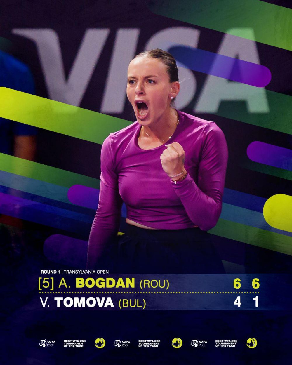Cu câți bani s-a ales Ana Bogdan după calificarea în turul al doilea la Transylvania Open (LIVE pe Pro Arena și VOYO)_4