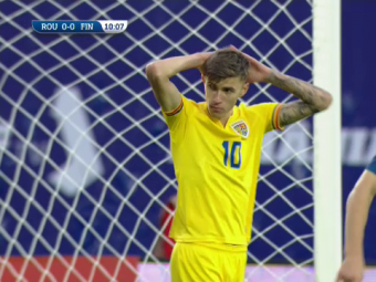 
	Gigi, nu te uita! Tavi Popescu a ratat incredibil în România U21 - Finlanda U21&nbsp;
