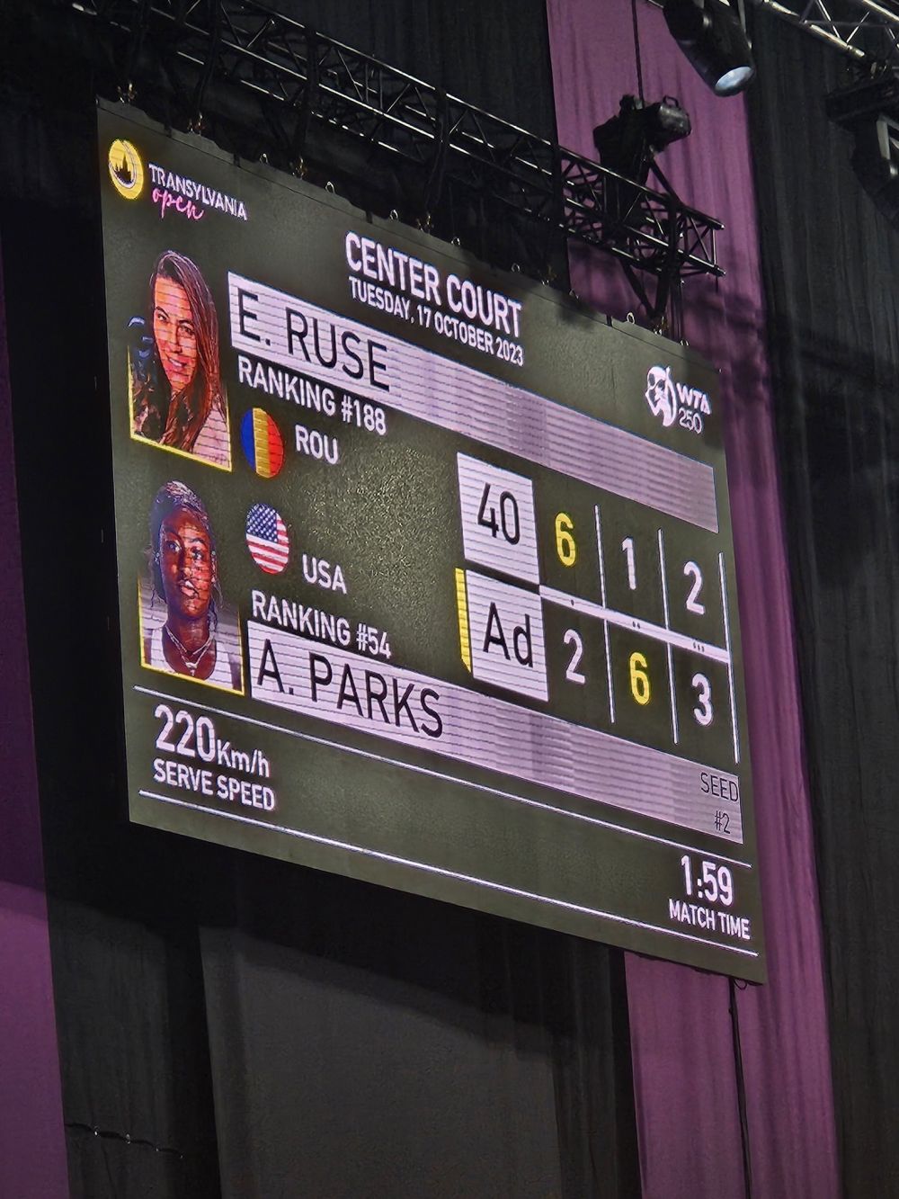Mult peste Serena Williams?! Alycia Parks ar fi reușit cea mai rapidă servă din istoria WTA, tocmai la Transylvania Open _35