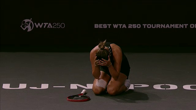 Ce performanță! Gabriela Ruse s-a calificat în finala de la Transylvania Open: momente emoționate la finalul semifinalei_1
