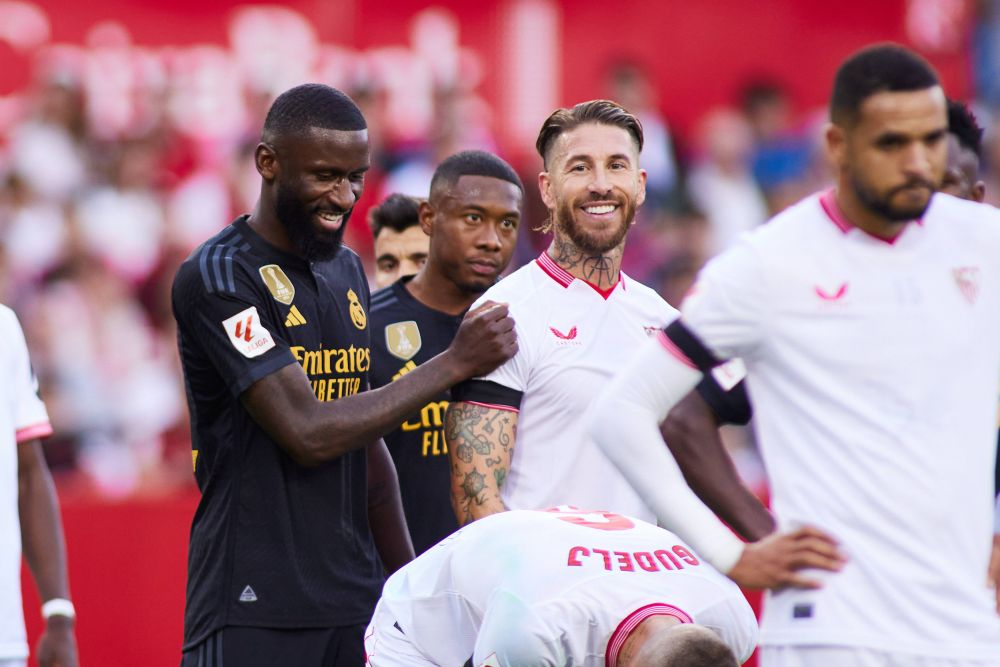 Sergio Ramos și-a pierdut cumpătul în Sevilla - Real Madrid: altercație cu Rudiger, care i-a râs în față_5