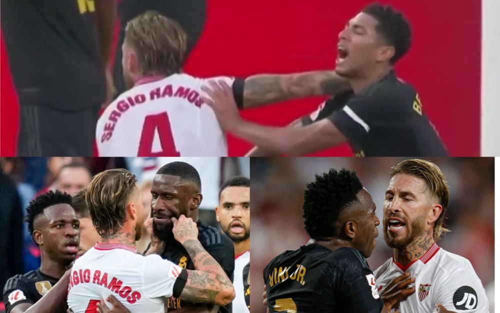 Ce s-a întâmplat imediat după Sevilla - Real între Sergio Ramos și Antonio Rudiger _1