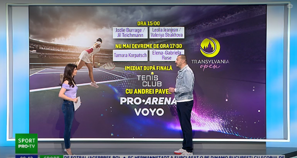 Gabriela Ruse poate câștiga al doilea turneu chiar la ea acasă: ”Experiența o dă favorită” | Finala Transylvania Open este live pe Pro Arena și VOYO_2