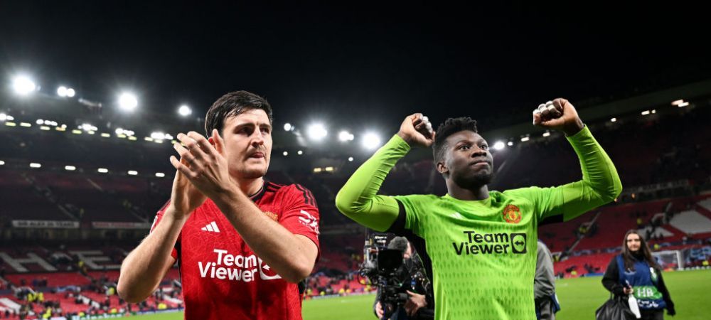 Manchester United Andre Onana Harry Maguire uefa champions league
