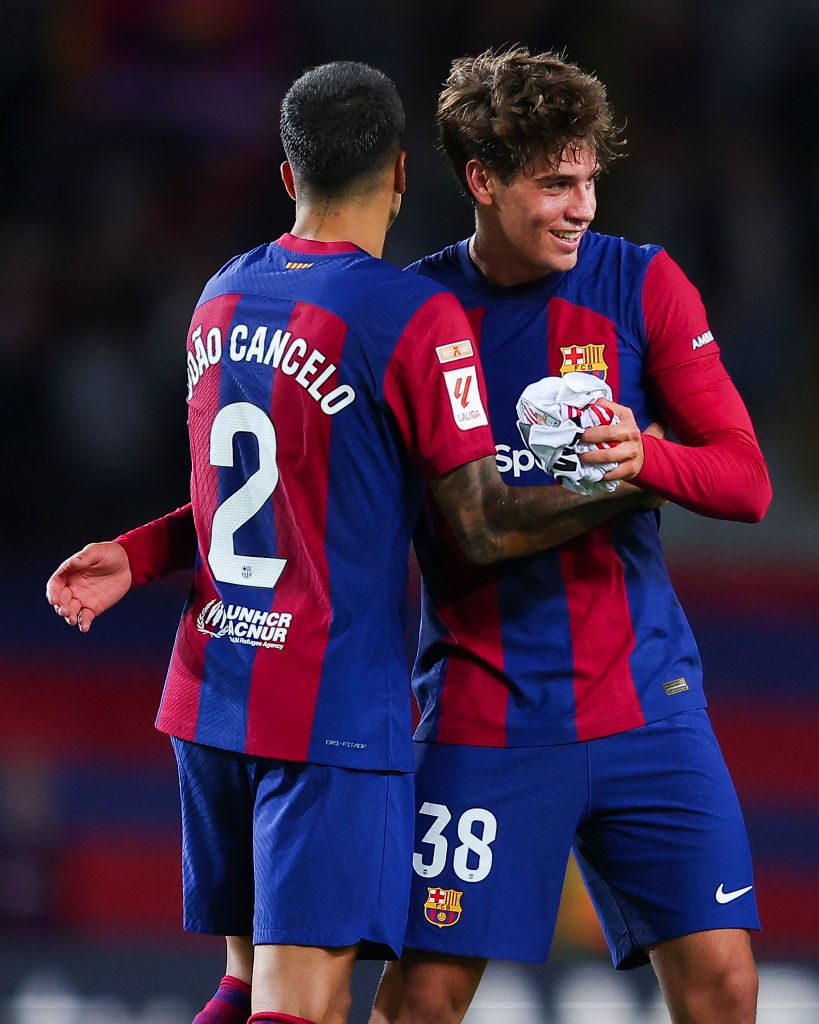 Cererea neobișnuită a lui Joao Cancelo pentru Marc Guiu, după ce starul de 17 ani a marcat golul victoriei pentru FC Barcelona_1