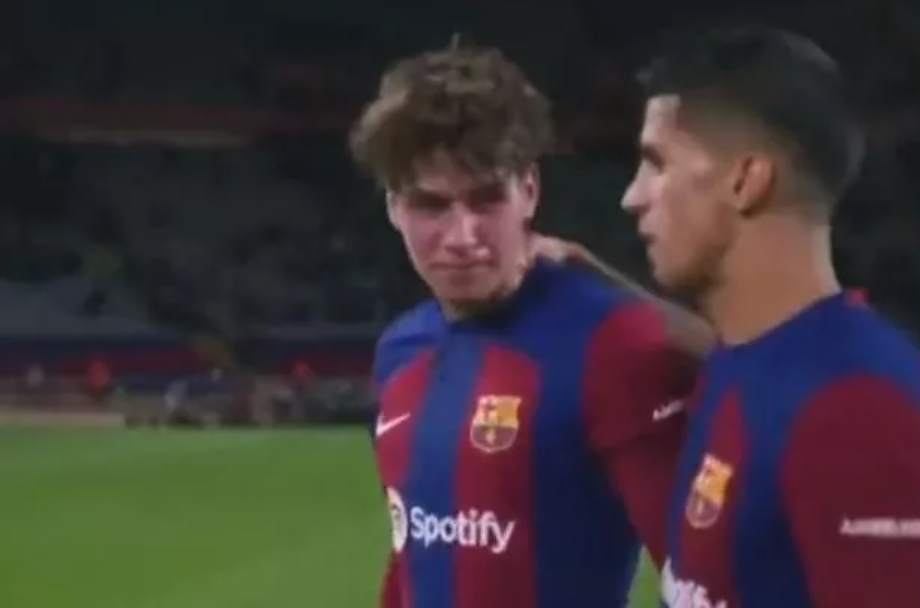 Cererea neobișnuită a lui Joao Cancelo pentru Marc Guiu, după ce starul de 17 ani a marcat golul victoriei pentru FC Barcelona_2
