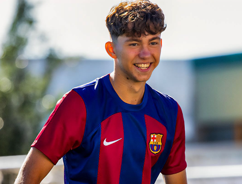 Un român, pe urmele lui Lamine Yamal și Marc Guiu! La 16 ani, Leo Saca a debutat pentru FC Barcelona în UEFA Youth League_4