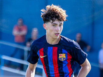 
	Un român, pe urmele lui Lamine Yamal și Marc Guiu! La 16 ani, Leo Saca a debutat pentru FC Barcelona în UEFA Youth League
