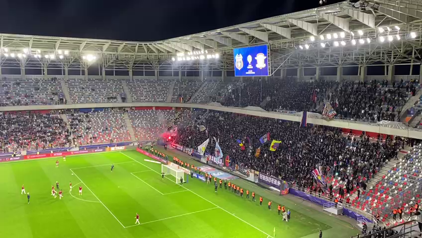 Show în tribune la CSA Steaua - Rapid București! _24