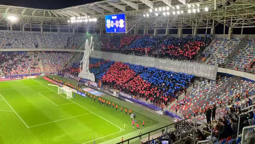 Scenografie inedită pregătită de galeria CSA Steaua la meciul cu Rapid_6