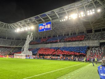 
	Scenografie inedită pregătită de galeria CSA Steaua la meciul cu Rapid

