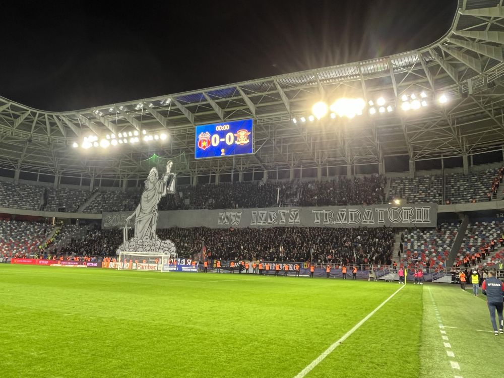 Scenografie inedită pregătită de galeria CSA Steaua la meciul cu Rapid_3