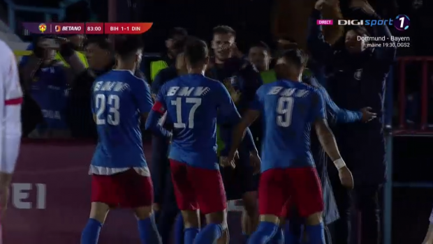 
	FC Bihor - Dinamo 1-1! Punct de moral pentru ardeleni, continuă criza la echipa din Ștefan cel Mare
