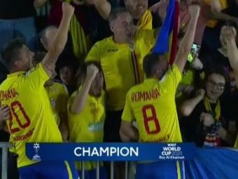 
	România, campioană mondială la minifotbal! Victorie la loviturile de departajare pentru tricolori&nbsp;
