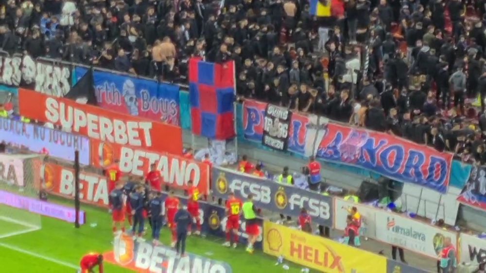 "Rușine să vă fie!". Bătaie în galeria FCSB după derby-ul cu Rapid_13