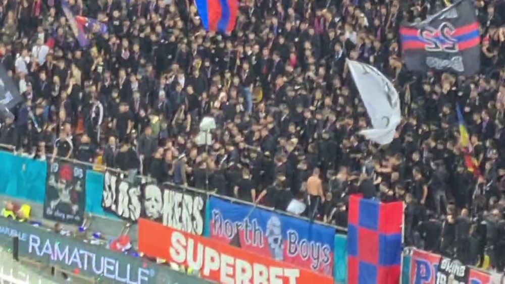 "Rușine să vă fie!". Bătaie în galeria FCSB după derby-ul cu Rapid_3