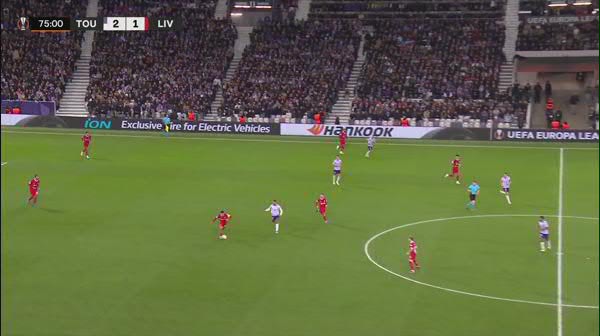 Toulouse - Liverpool: gol minutul 76