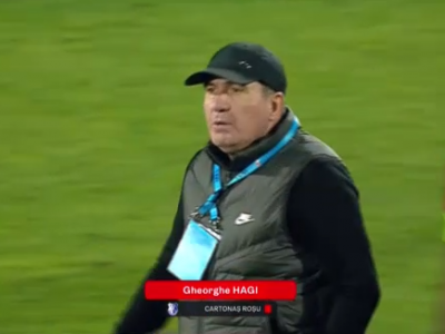 Gică Hagi, eliminat de Horațiu Feșnic după Farul - Hermannstadt