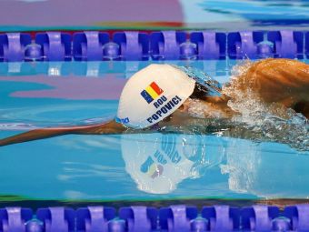 Aur și bronz pentur David Popovici la Campionatul Național de Înot în bazin scurt de la Otopeni