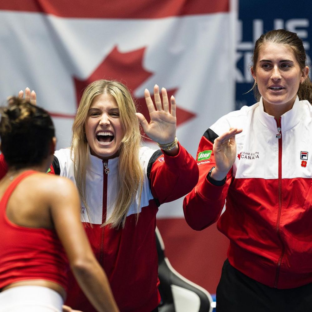Cum au reacționat Bianca Andreescu și mama ei, când au văzut Canada câștigând Cupa Billie Jean King_6