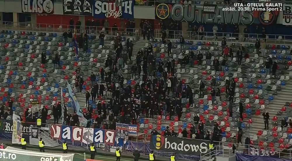 CSA Steaua, la fel ca FCSB: fără fani în tribune, dar cu victorie. Imaginea dezolantă din Ghencea_2