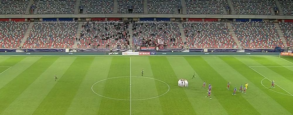 CSA Steaua, la fel ca FCSB: fără fani în tribune, dar cu victorie. Imaginea dezolantă din Ghencea_3