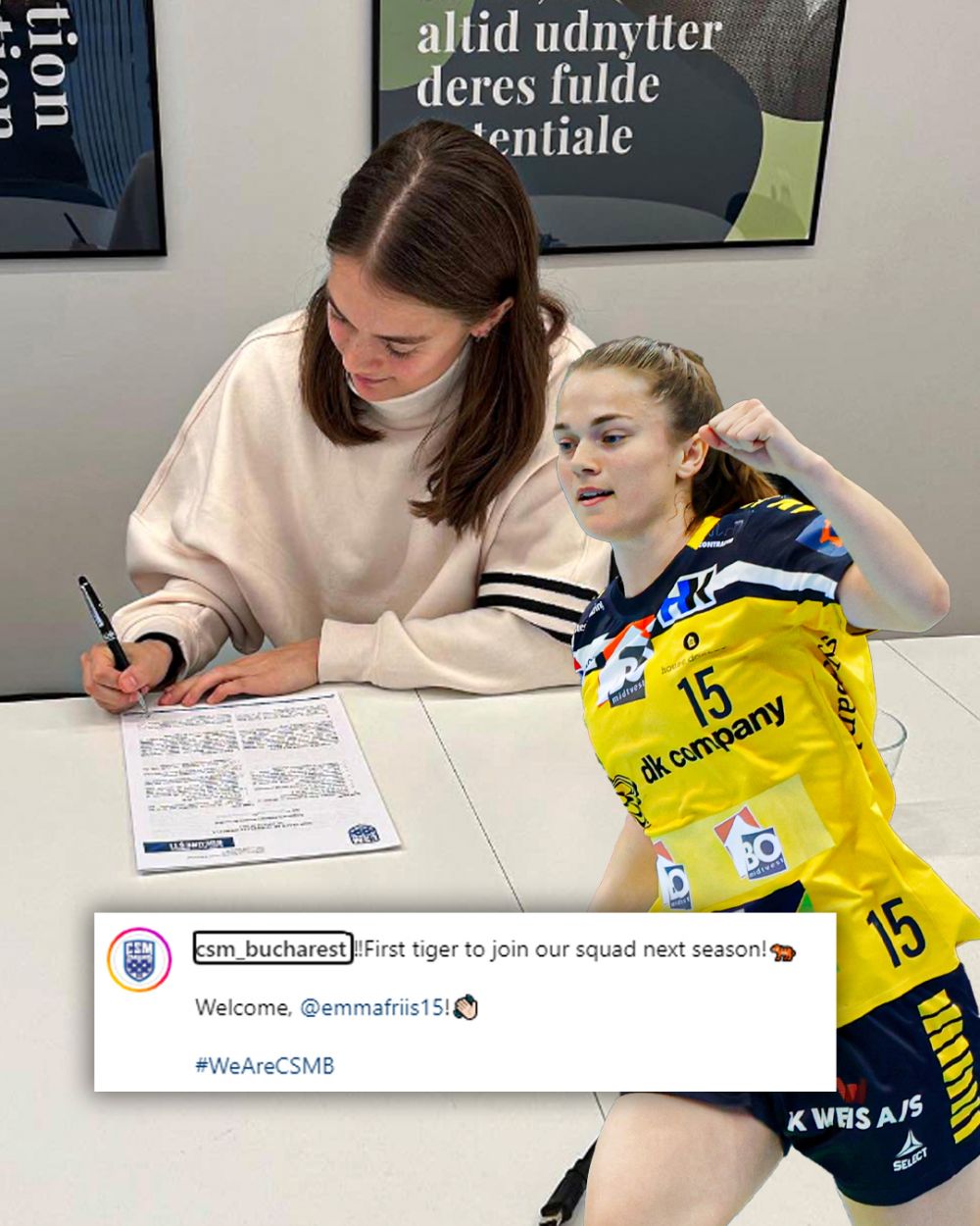 Emma Friis a semnat cu CSM București. "Cea mai bună jucătoare a Final Four-ului EHF European League 2022-2023"_4