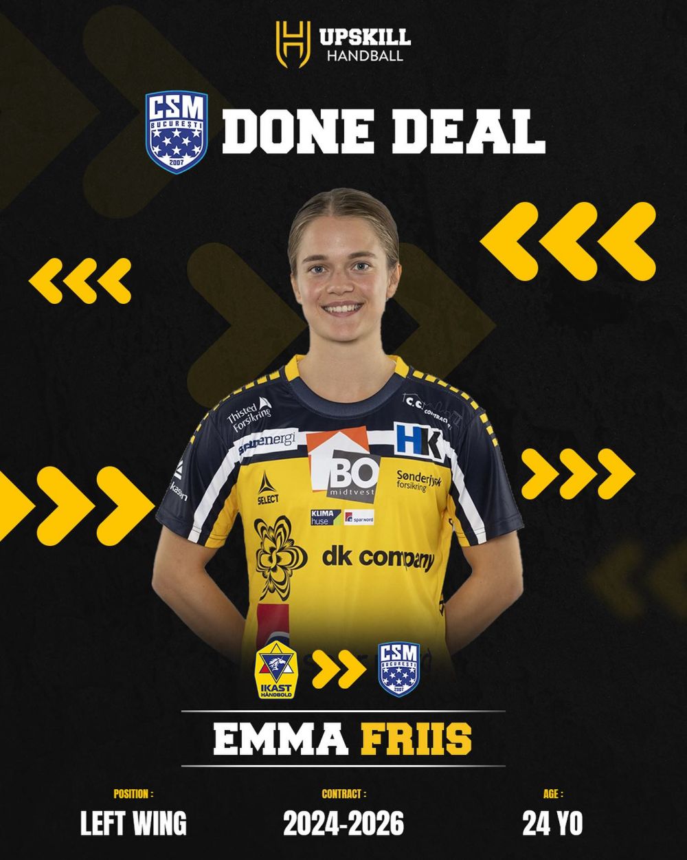 Emma Friis a semnat cu CSM București. "Cea mai bună jucătoare a Final Four-ului EHF European League 2022-2023"_5