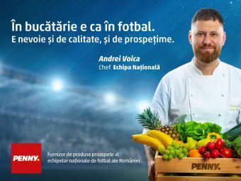 
	(P) PENNY e furnizorul de produse proaspete pentru toate echipele naționale de fotbal ale României
