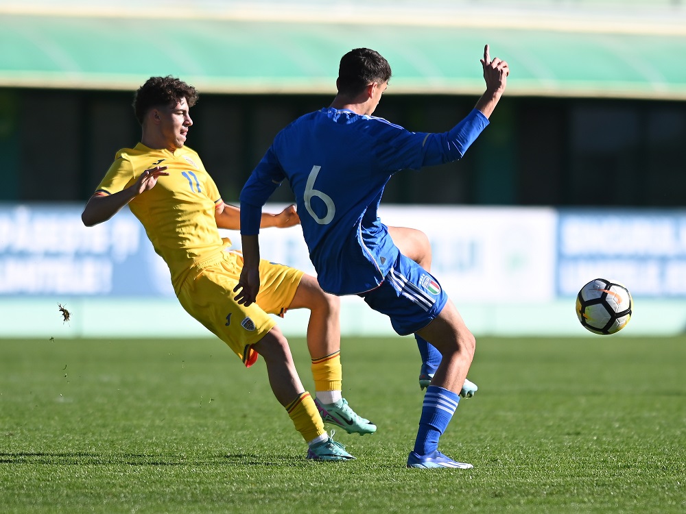 România U18 - Italia U18 s-a încheiat la Chiajna: ”tricolorii” au deschis scorul, dar apoi au început să curgă golurile oaspeților!_6