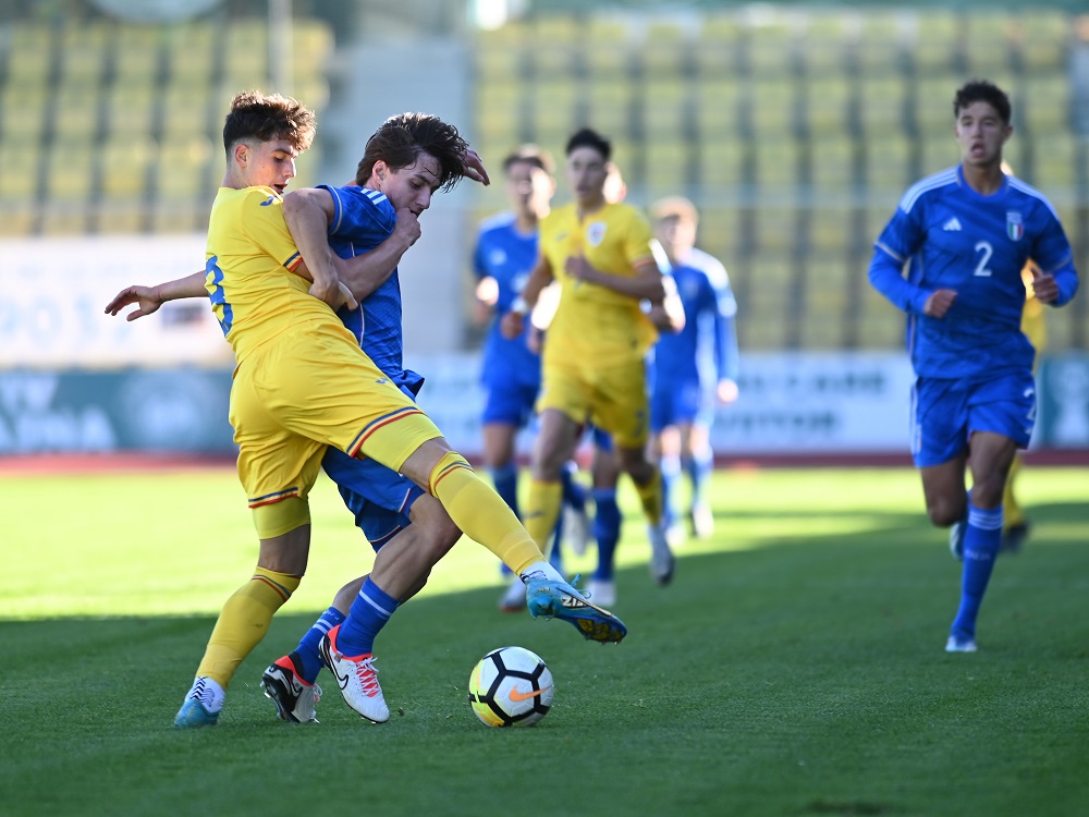 România U18 - Italia U18 s-a încheiat la Chiajna: ”tricolorii” au deschis scorul, dar apoi au început să curgă golurile oaspeților!_9